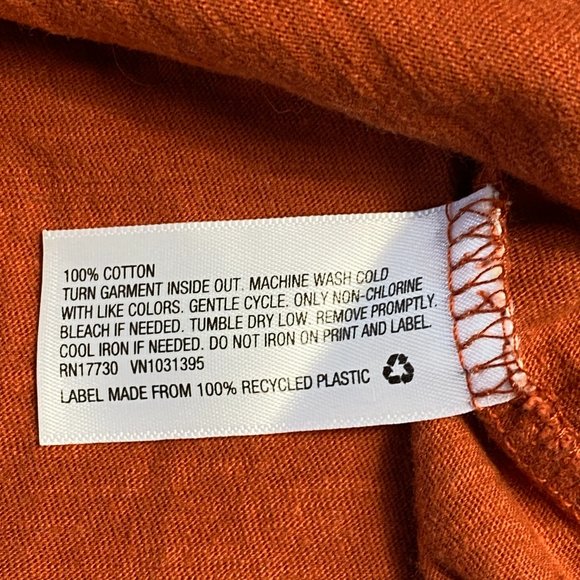 Universal Thread Orange Short Sleeve Tee T-shirt - Picture 6 of 6